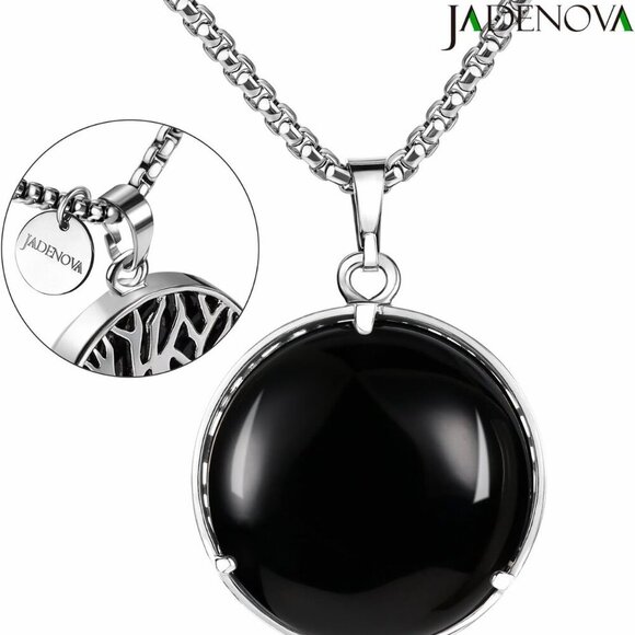 Family Tree Necklace Tree of Life Gemstone Crystal Pendant Necklace 24 Inches St - Picture 3 of 7